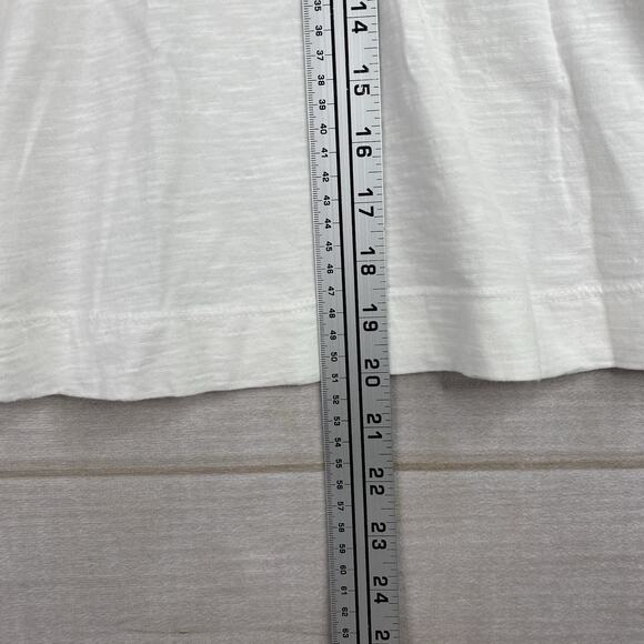 Garnet Hill Dress Girls Sz L White Embroidered 3/4 Sleeve Tunic Top Knit Pullove - Picture 4 of 10